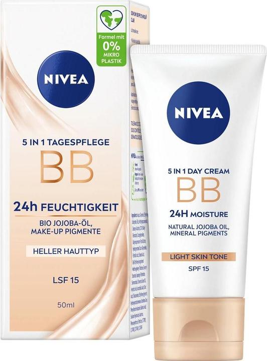 NIVEA 5in1 Tagesplfege BB Hell LSF15