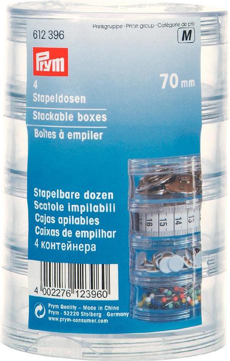 Actual product image Prym Stacking boxes 70 mm, set 4 pcs.