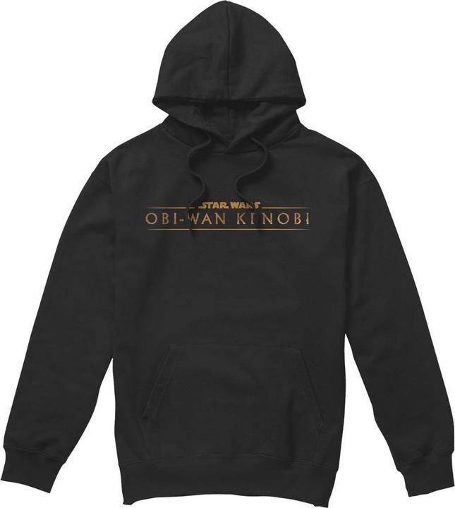 Actual product image Star Wars Mens Obi Wan Kenobi Logo Hoodie (L)