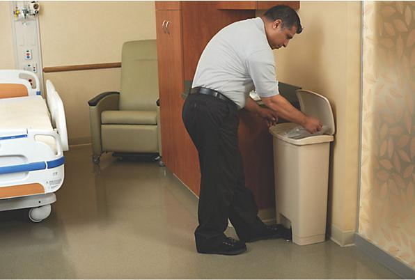 Actual product image Rubbermaid Pedal bin (50 l)