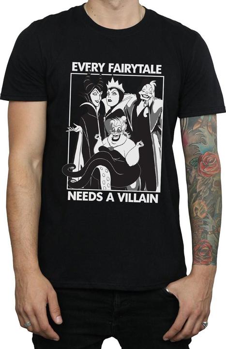 Immagine prodotto Disney Maglietta maschile in cotone Every Fairy Tale Needs A Villain (Ogni fiaba ha bisogno di un cattivo) (XL)
