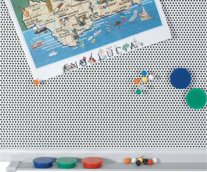 Actual product image Franken Pinboard Pin'n'Mag X-tra, textile, 3 board sizes, also magnetic (Blackboard, 4.5 x 79 x 131 cm)
