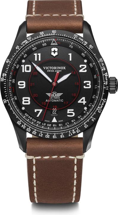 Airboss Mechanical (Orologio da polso analogico, Orologio da pilota, Fatto in Svizzera, 42 mm)