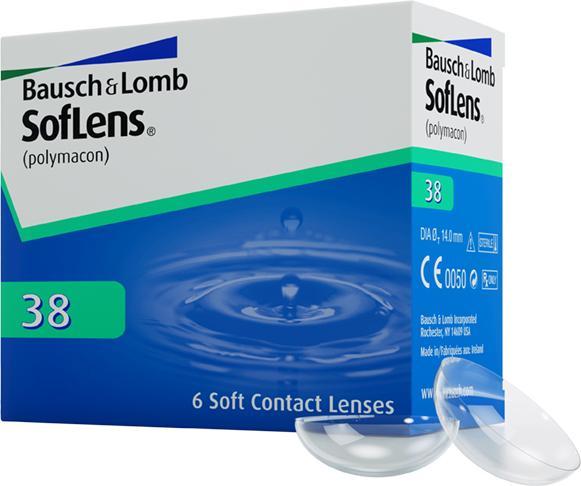 Immagine prodotto SofLens 38 Lenti mensili (6 Pezzo/i, Obiettivo mensile, Sferico)