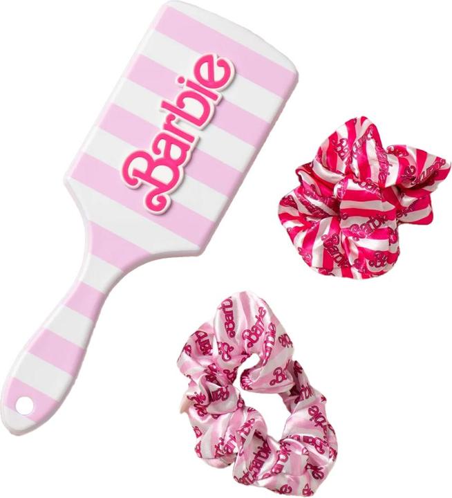 Produktbild Barbie Retro Streifen Haarbürste Set