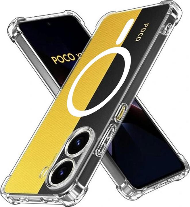 Produktbild Techsuit - Shockproof Clear Silicone MagSafe - Xiaomi Poco X7 Pro - Clear (Xiaomi Poco X7 Pro)