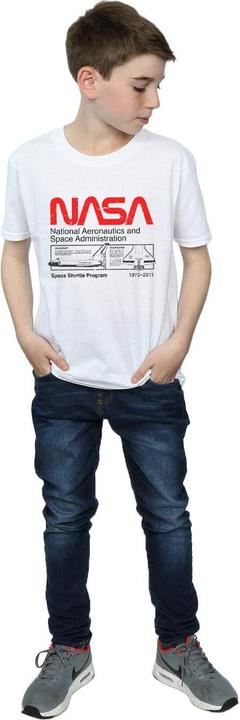 Actual product image Nasa Boys Classic Space Shuttle T-Shirt (140, 146)