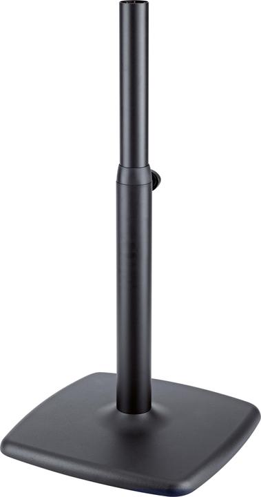 K&M Supporto per monitor di design, nero (1 pz., Cavalletto, Regolabile in altezza)