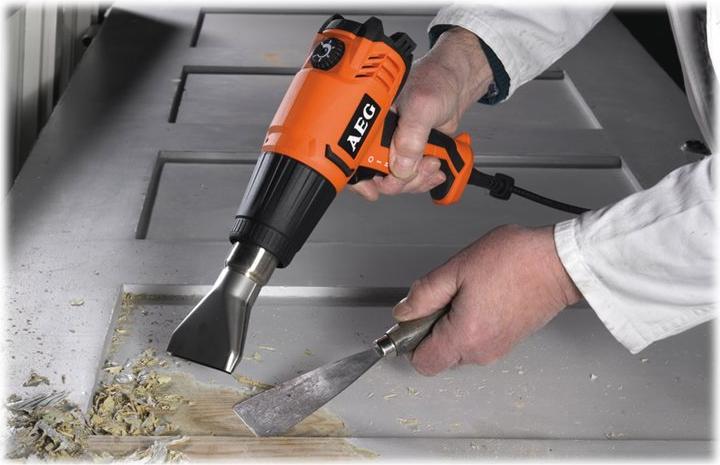 Immagine prodotto AEG HG 600 VK, nero, metallizzato, arancione, 434 l/min, 600 °C, 345 l/min, 90 °C, CA