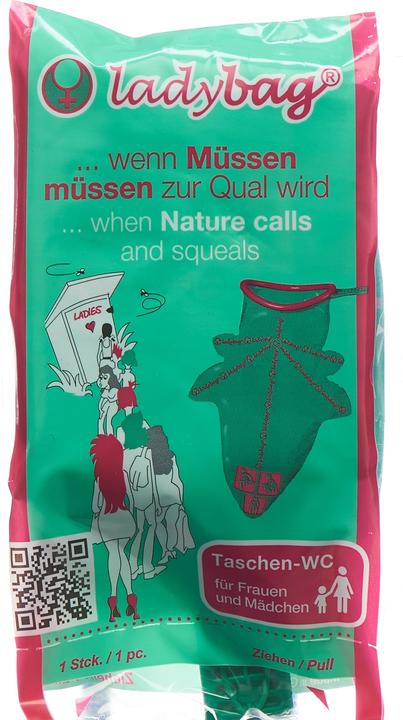 Produktbild Ladybag Taschen-WC für Frauen (1000 ml, Intimwaschlotion)