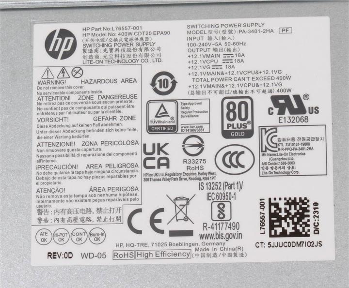 Produktbild HP L76557-003 (400 W)