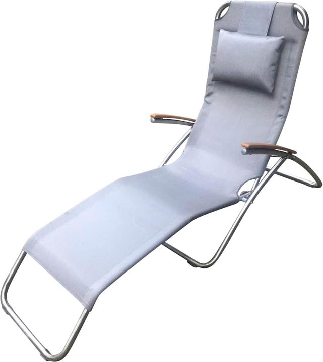 Leco Edelstahl-Kippliege ELEGANCE (177 cm)