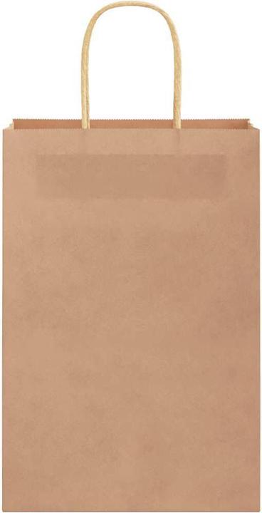 Immagine prodotto VidaXL Sacchetti di carta kraft 50 pezzi con maniglia marrone 22x11x31 cm (Borsa da regalo, 50 x)