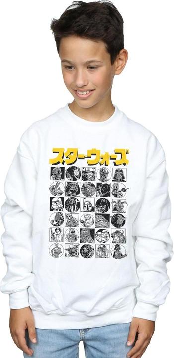 Produktbild Star Wars Japanese Character Thumbnail Sweatshirt Jungen (152, 158)