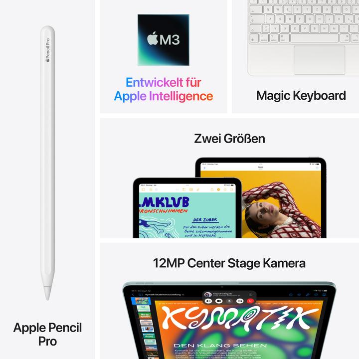 Image du produit Apple iPad Air 11 2025 (M3) (WLAN uniquement, 11", 128 Go, Bleu)