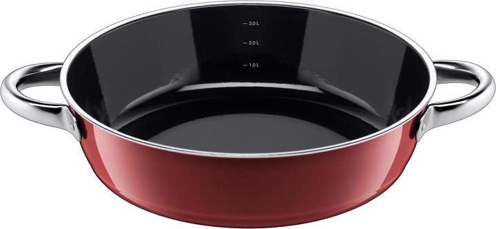 Produktbild Silit Schmorpfanne Ø 28cm Vitaliano Rosso (Bräter + Schmortopf)