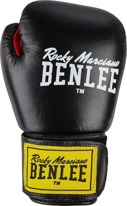 Produktbild Benlee Fighter Boxhandschuhe Leder Schwarz (12 OZ)