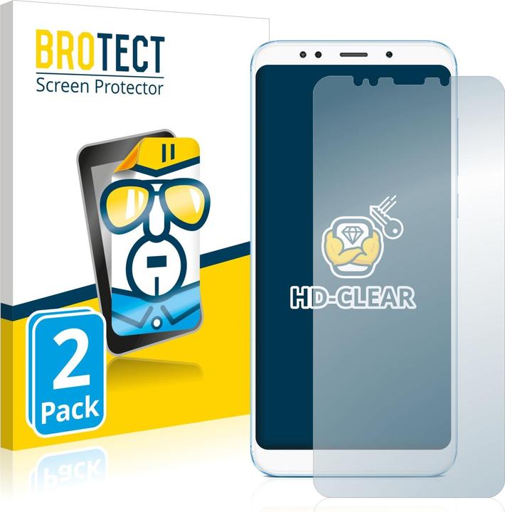 Produktbild BROTECT Schutzfolie Displayschutz Klar (2 Stück, Xiaomi Redmi 5 Plus)