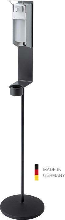 K&M 80328 Desinfektionsmittelständer inklusive Spender schwarz