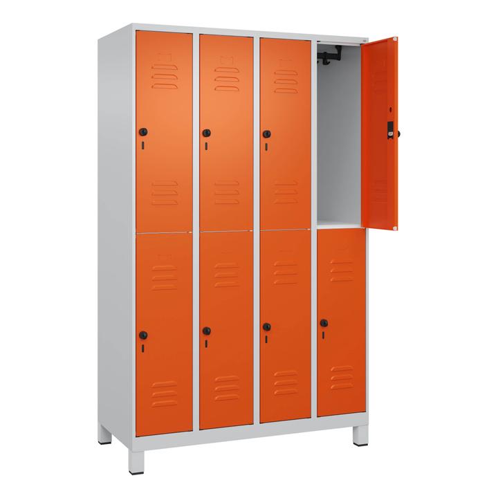 Image du produit C+P Vestiaire double Classic Plus, largeur de compartiment 30 cm, avec pieds