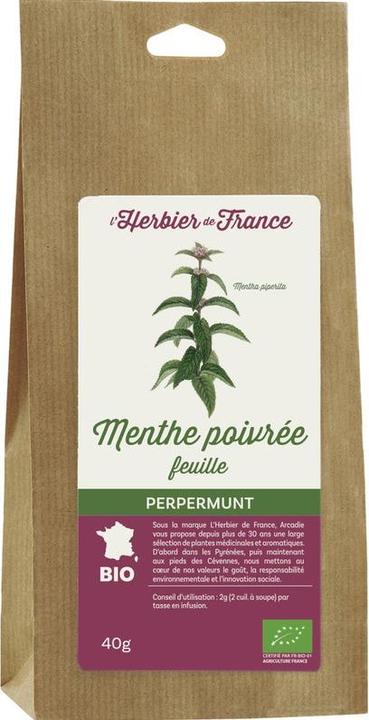 Produktbild L'Herbier de France BIO-Pfefferminze - 40g - (40 g)