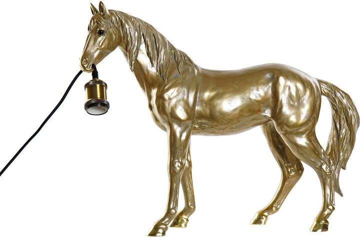 Image du produit DKD Home Decor Desk lamp Resin 25W 220 V Golden Horse (59.5 x 16.5 x 47 cm)