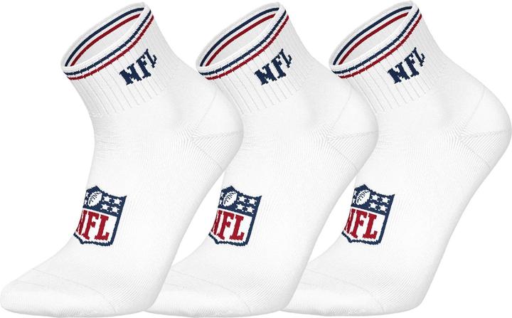 Image du produit Barefoot NFL Shield 3pk Quarter Socks 43-46 (43 - 46)