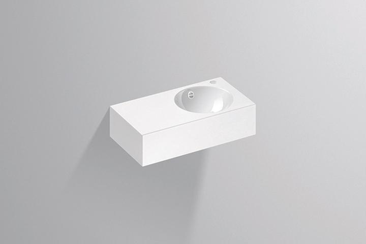 Actual product image Alape wash basin WT.IC600H.R, rectangular W: 600mm H: 160mm D: 325mm, 4240200000, white (325 mm, 600 mm)