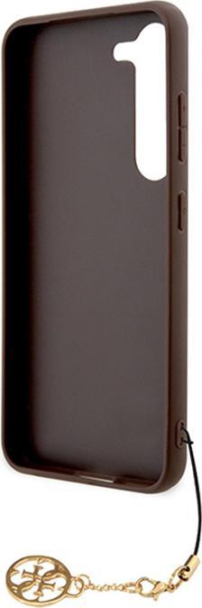 Actual product image Guess 4G Charms Case- brown (Samsung Galaxy S24+)