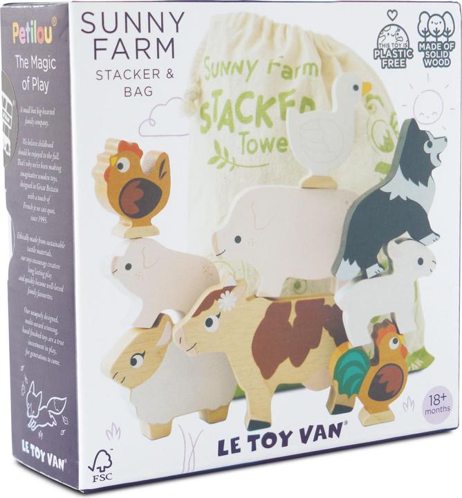 Produktbild Le Toy Van Stapelspiel Bauernhoftiere