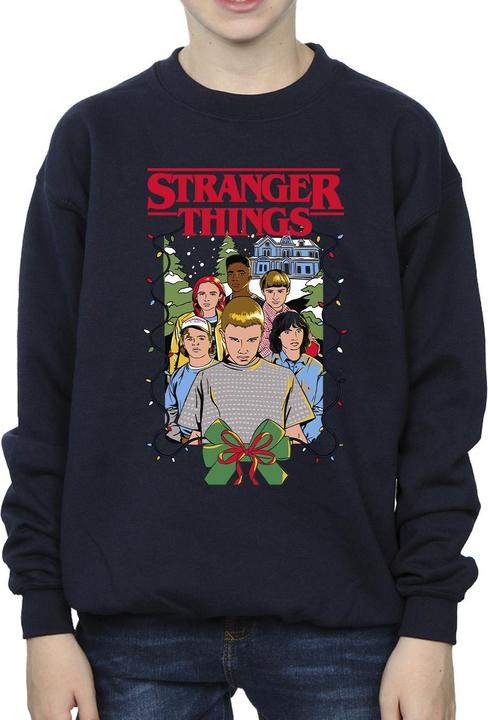 Immagine prodotto Netflix Stranger Things Christmas Poster Felpa Ragazzi (140, 146)