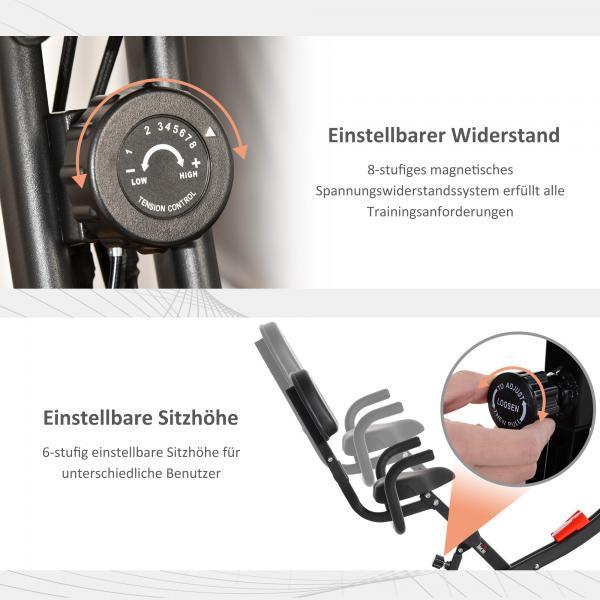 Produktbild Homcom Fahrradtrainer mit LCD Display