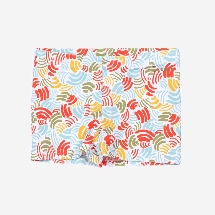 Produktbild Nabaiji Badehose Boxer Baby/Kinder - Titou Zag weiss (102)