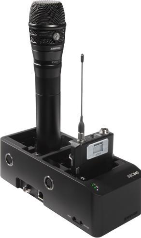 Produktbild Shure SBC240-E - Sieciowa ładowarka akumulatorów Li-Ion SB910 do nadajników ADX1 i SB920 do ADX2/ADX2FD...