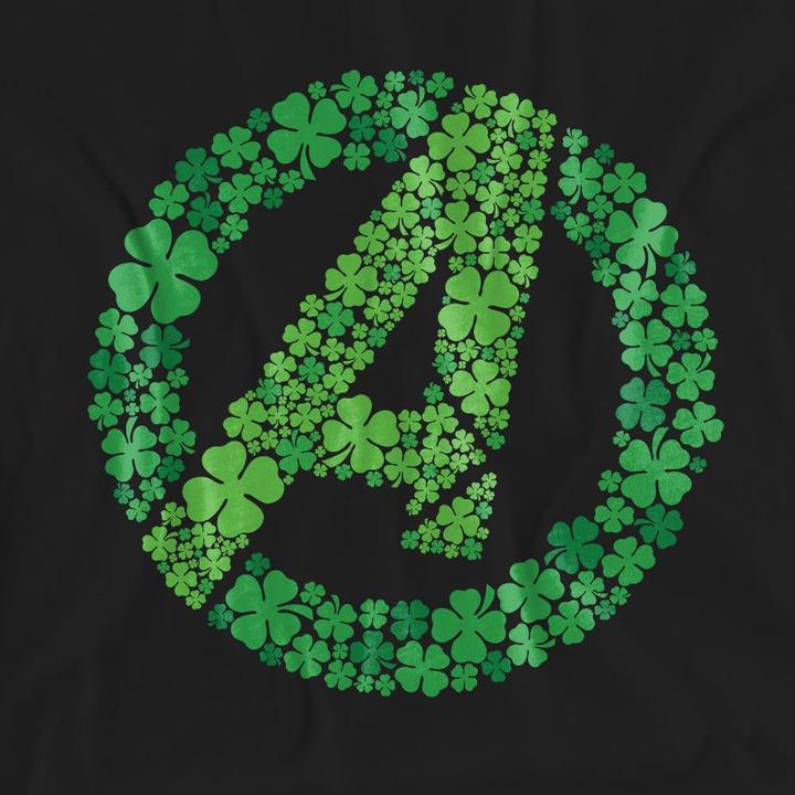 Actual product image Hasbro Unisex Adult Logo Shamrock St Patricks Day T-Shirt (XL)
