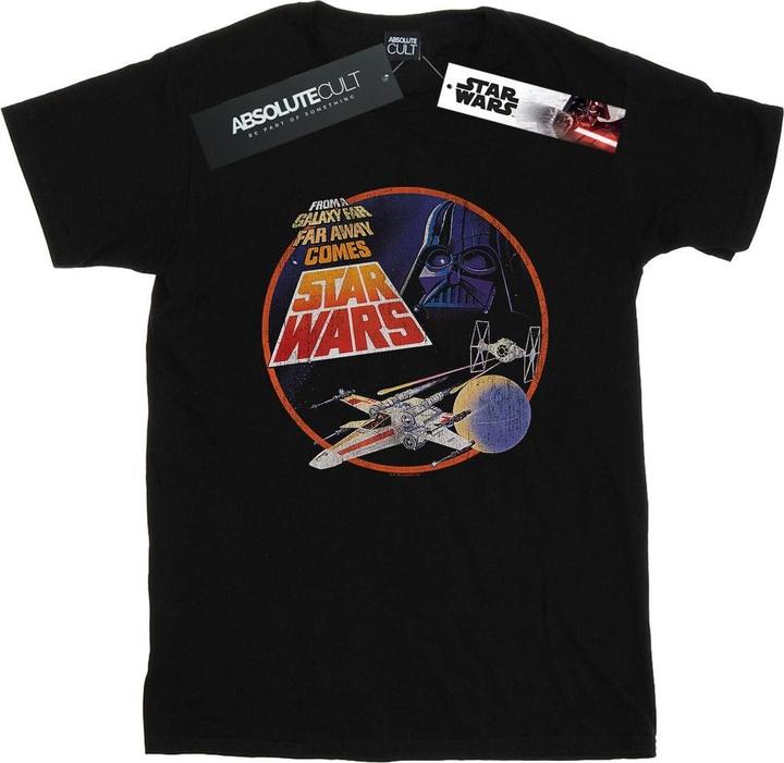 Actual product image Star Wars Mens From A Galaxy Far Far Away T-Shirt (L)