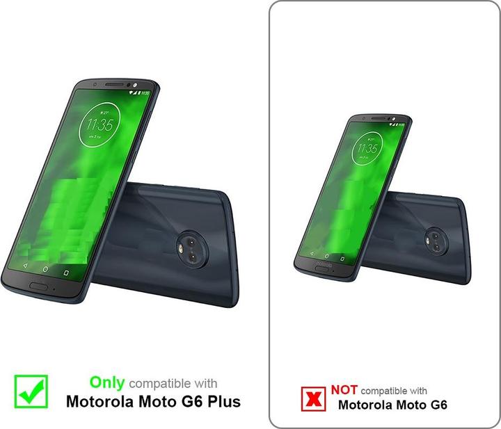 Image du produit Cadorabo Chaîne de téléphone portable pour Motorola MOTO G6 PLUS Necklace Coque