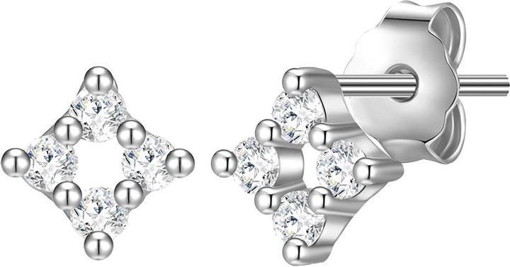 Produktbild Glanzstücke München Damen Quadrat Sterling Silber Zirkonia silber - 31308 (Sterling Silber)