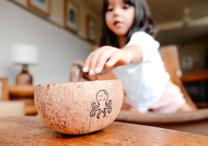 Produktbild Sasak Market Kids Schale Oktopus Kokosnuss