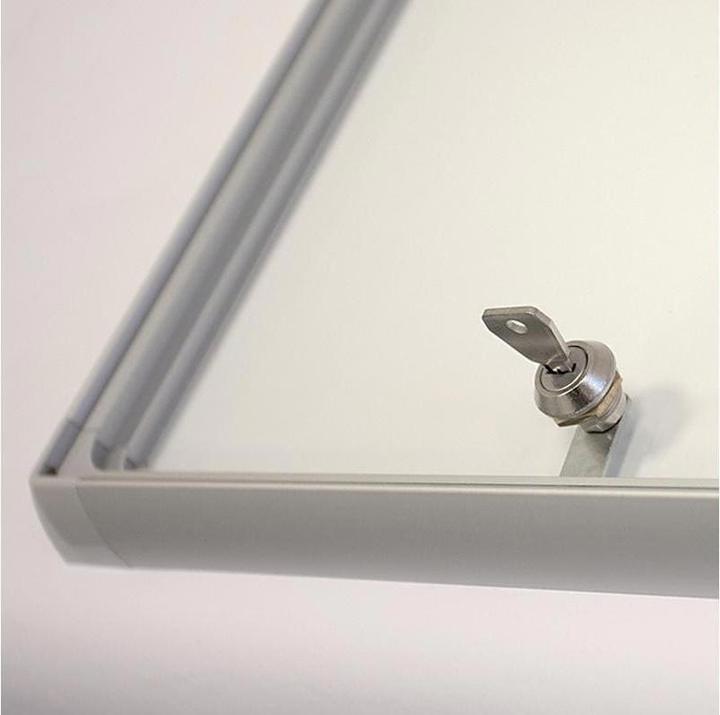 Actual product image Franken Flat display case 96x98x3.5cm indoor magnetis FSA12