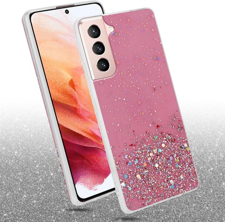 Produktbild Cadorabo TPU Cover funkelnder Glitter (Samsung Galaxy S21 5G)