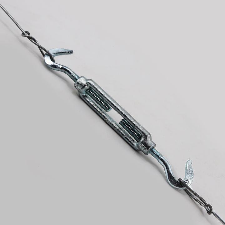 Immagine prodotto Aquagart 10 Seilspanner für Wildzaun Fostzaun Spannschloss Drahtspanner 2 Haken