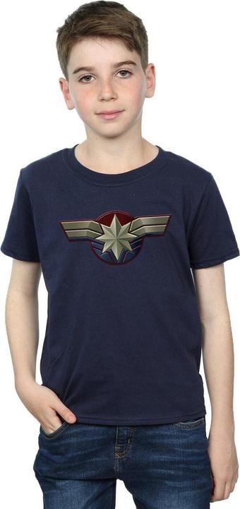Actual product image Boys Captain Chest Emblem T-Shirt (152, 158)