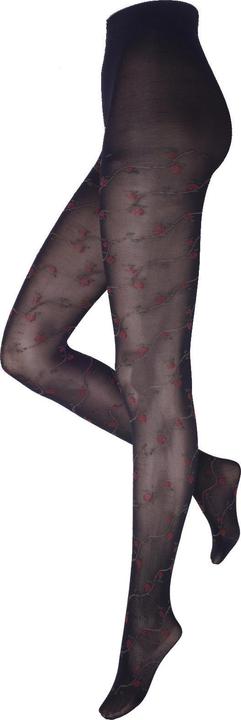Image du produit Levee Floral 60 Collant, couleur 399 noir, taille 40-42 (60 DEN, 40 - 42)