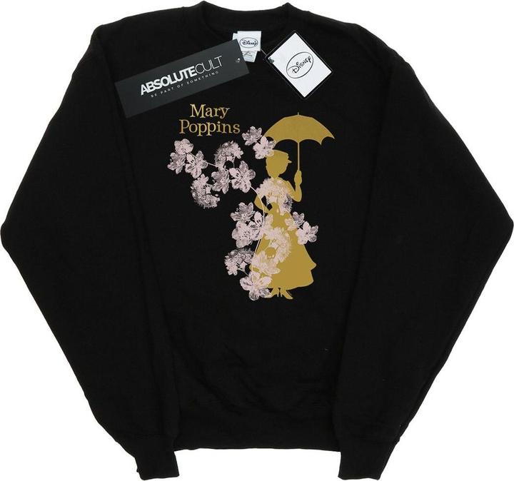 Actual product image Disney Boys Mary Poppins Floral Silhouette Sweatshirt (140, 146)