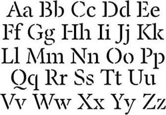 Image du produit Artemio Pochoir Alphabet
