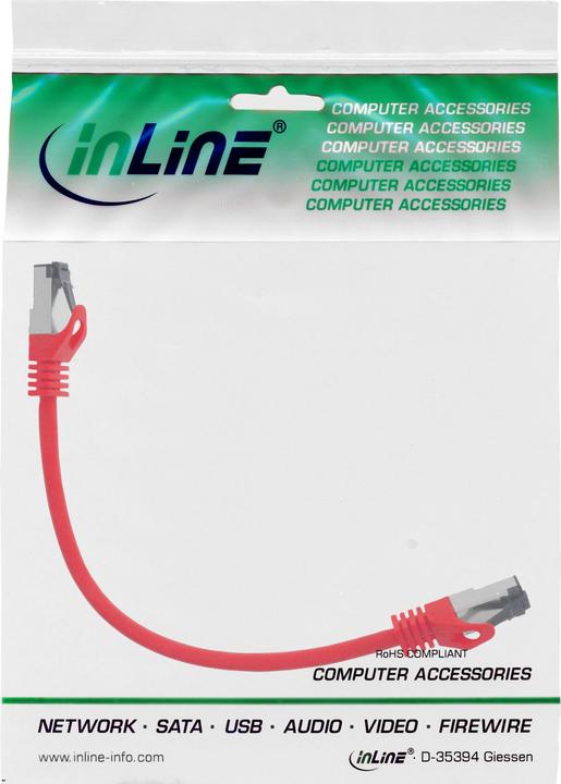 Actual product image InLine Patch cable (S/FTP, CAT8.1, 0.25 m)