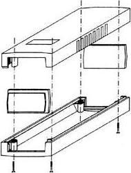 Produktbild Velleman GEHÄUSE - KUNSTSTOFF-SPRITZGUSS - DUNKELGRAU - 90 x 50 x 16 mm (Gehäuse)