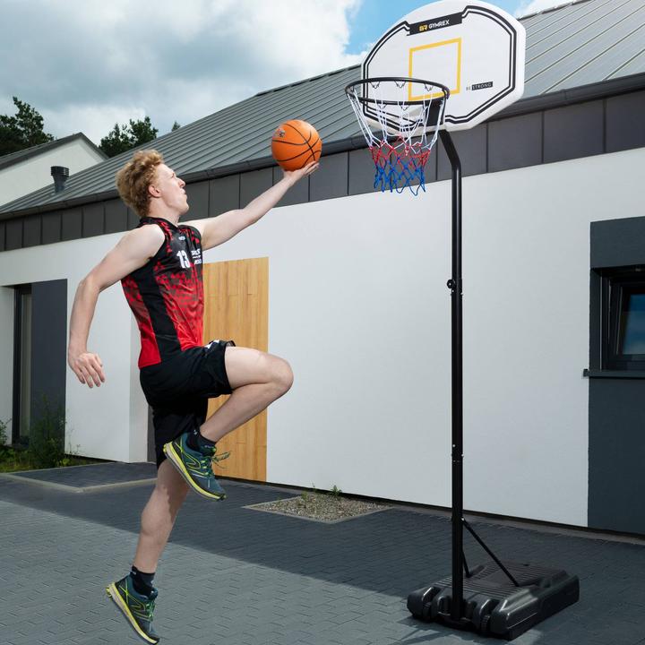 Immagine prodotto Gymrex Canestro basket con base - regolabile in altezza - 190-260 cm