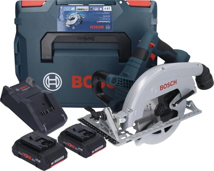 Immagine prodotto Bosch Professional Sega circolare Bosch GKS 18V-70 L Batteria 18 V Brushless 190 mm BITURBO + 2x Batteria ProCORE 4,0